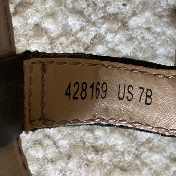 Lands End Dark Metallic Gray Women's Sandals, Size 7 - Picture 4 of 4